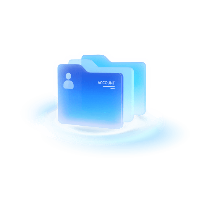 ไอคอนแฟ้มไฟล์ แสดงการเชื่อมบัญชี MT4/MT5 สะดวกและรวดเร็วทุกขั้นตอน